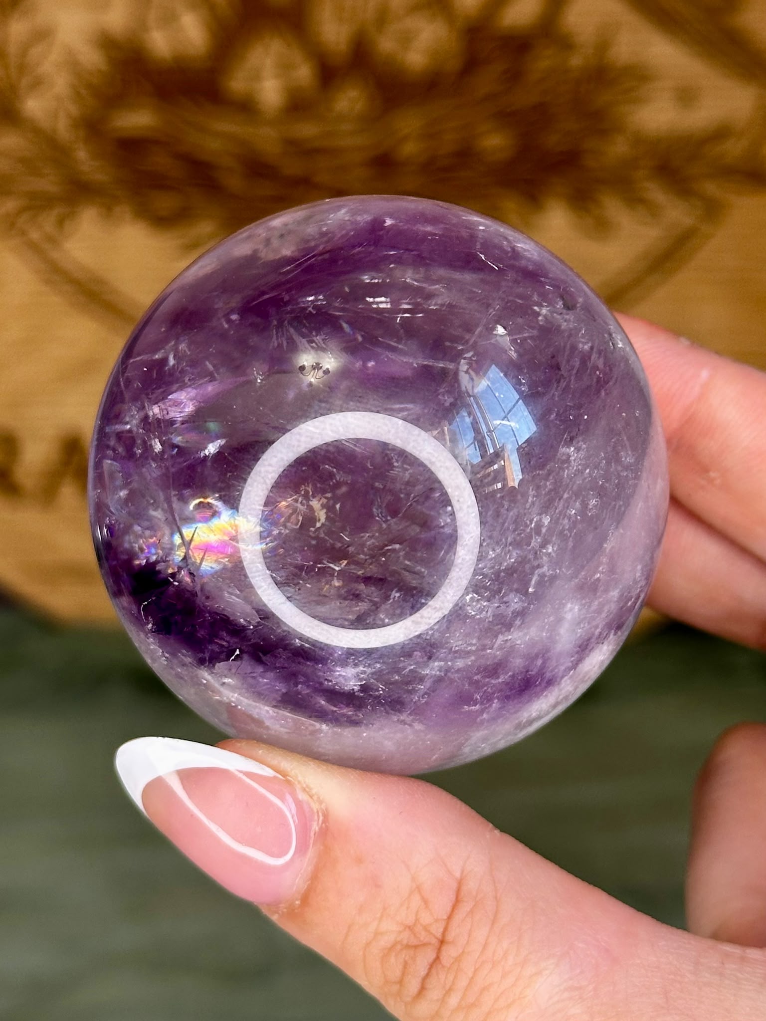 High Quality Phantom Amethyst Sphere