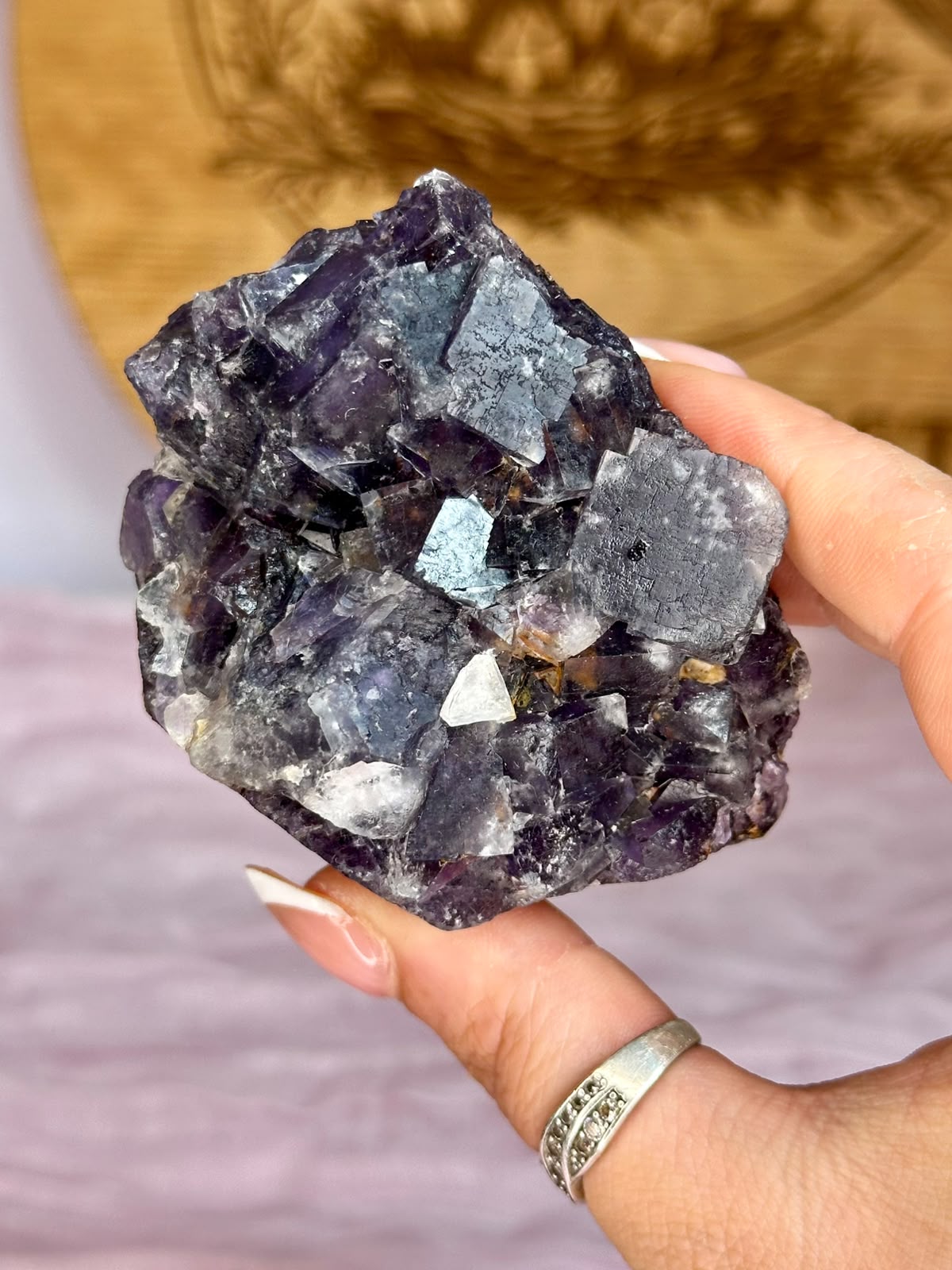 Okorusu Purple Fluorite Cluster