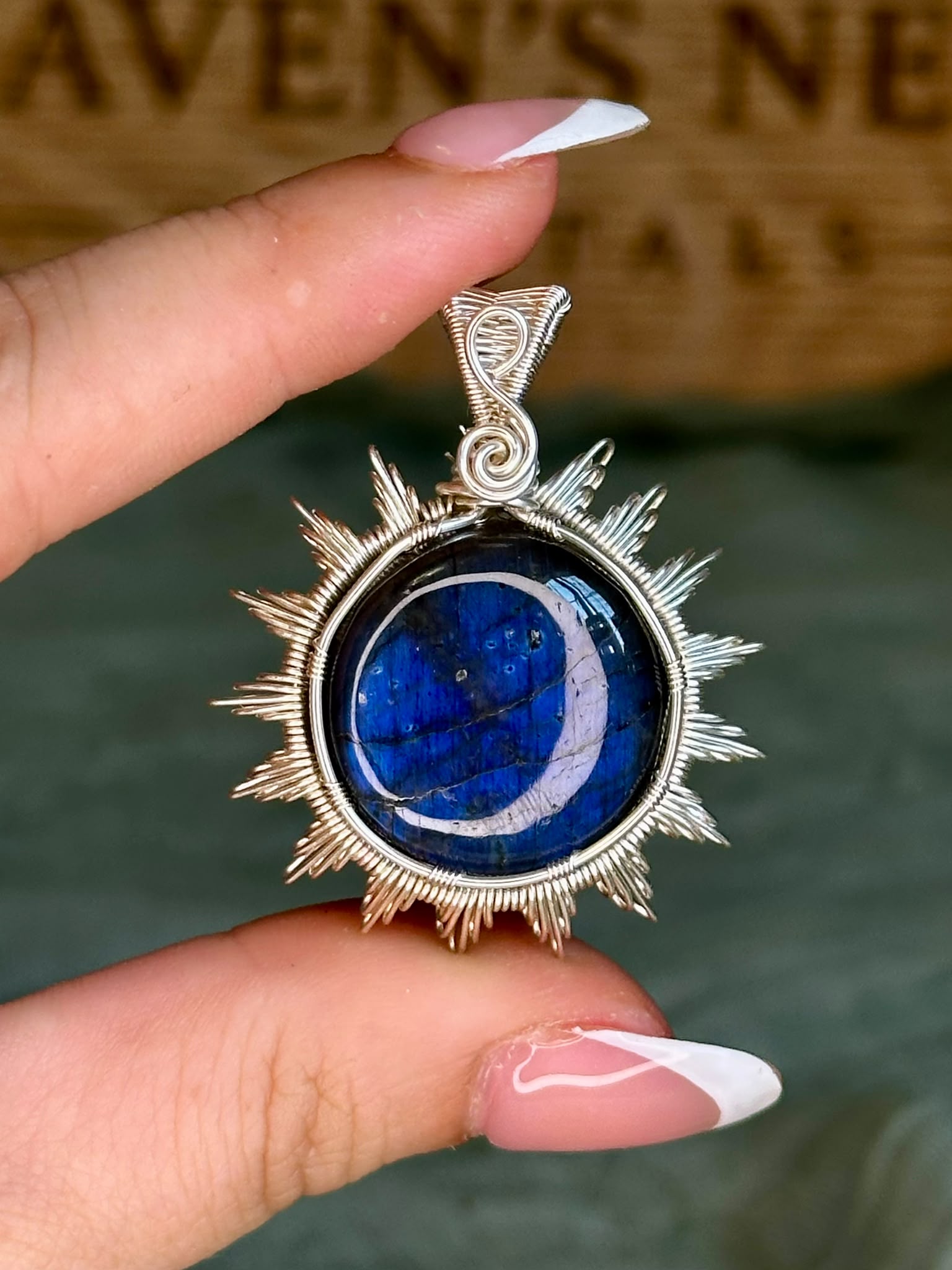 Wire Wrapped Large Labradorite Pendants - Choose Your Own