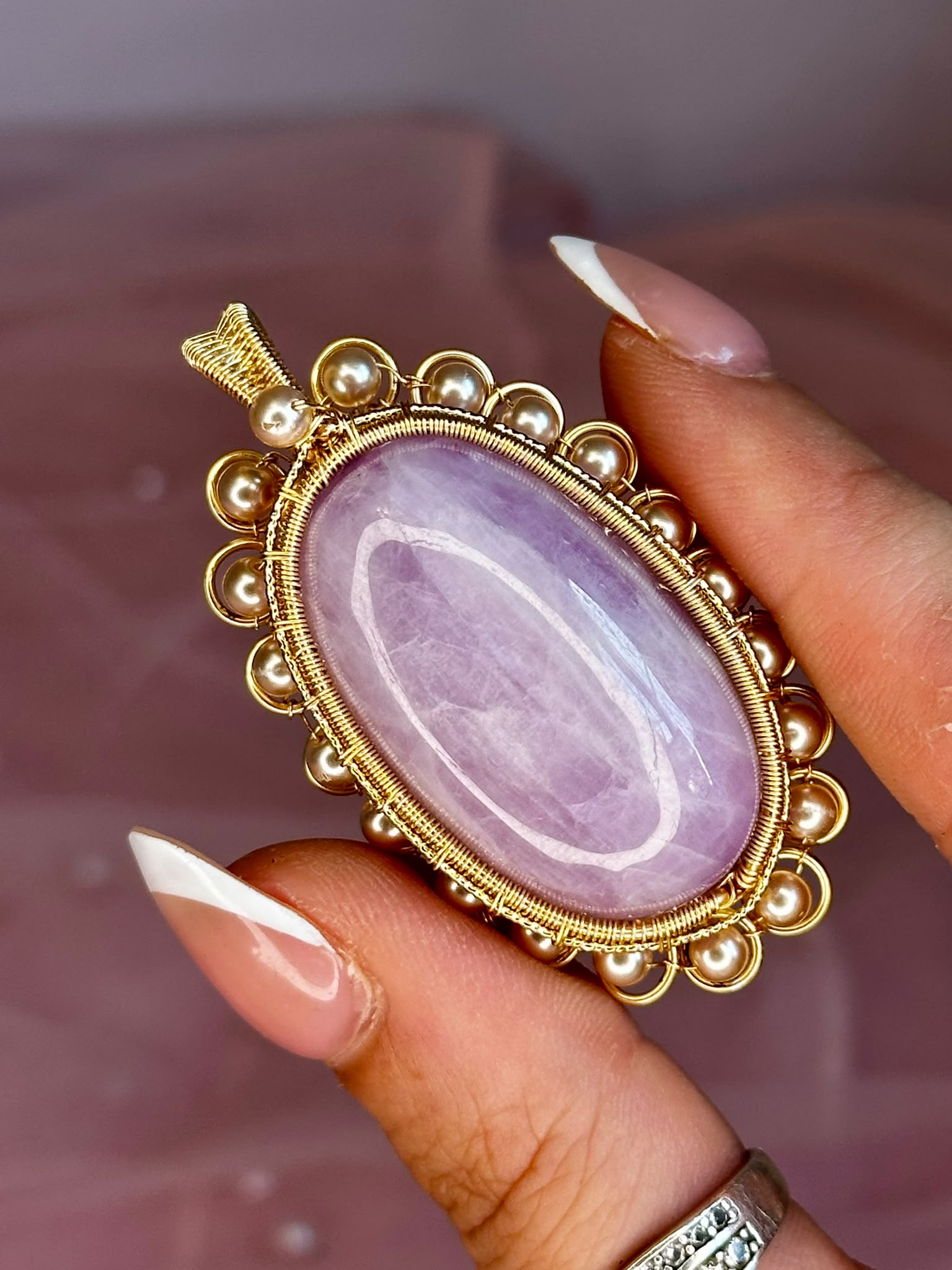 Kunzite Statement Pendants - Choose Your Own