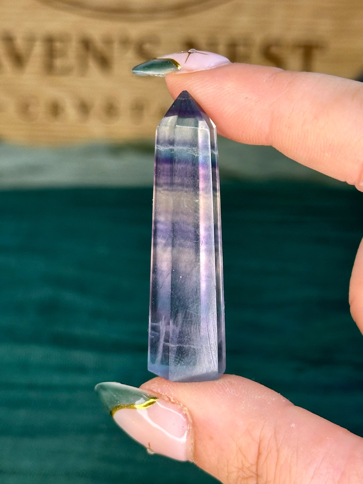 Small Rainbow Fluorite Towers