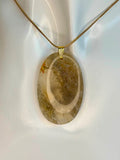 Indonesian Golden Moss Agate Pendants- Choose Your Own