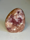 Pink Amethyst Druzy Freeform
