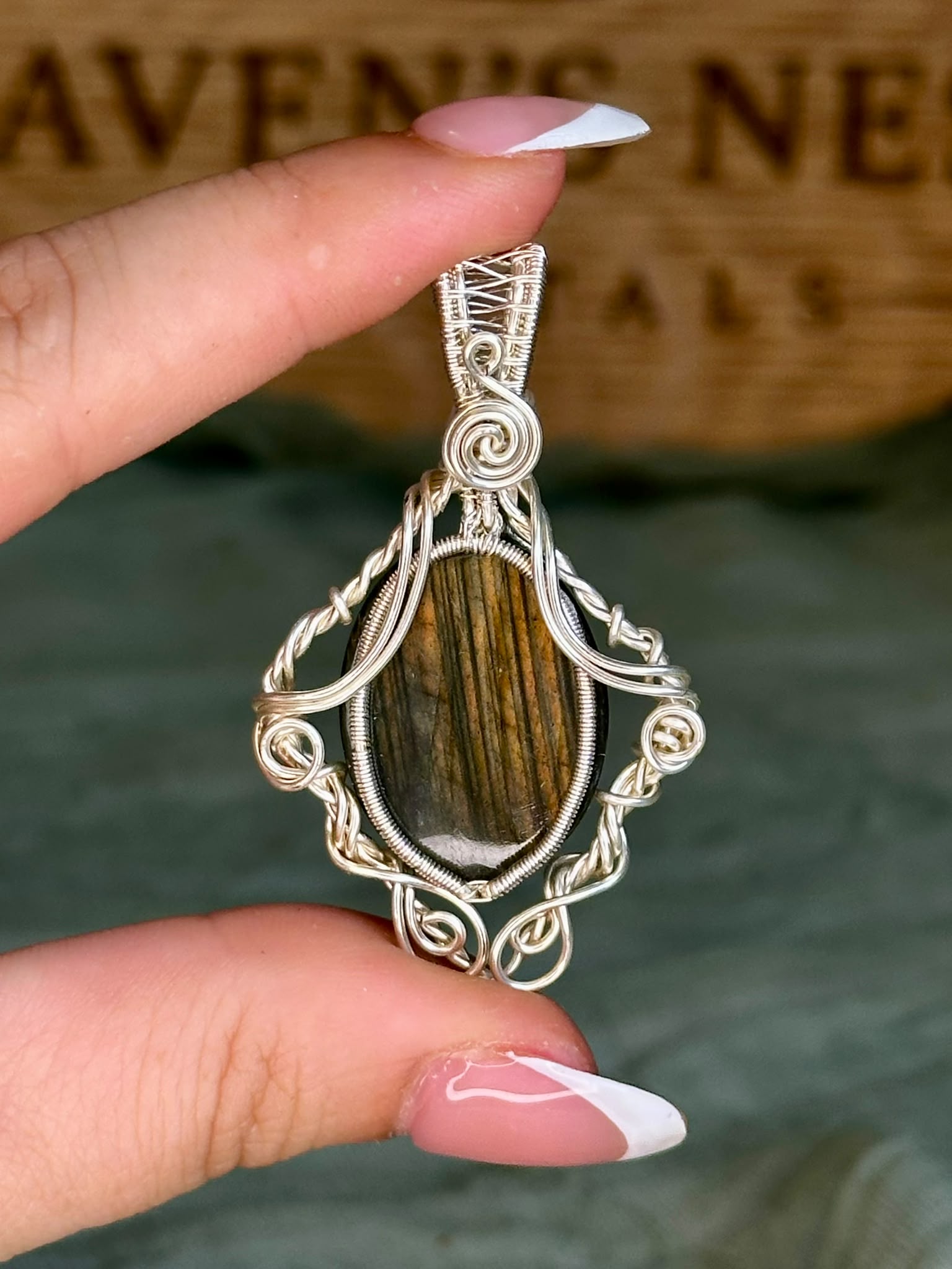 Wire Wrapped Large Labradorite Pendants - Choose Your Own