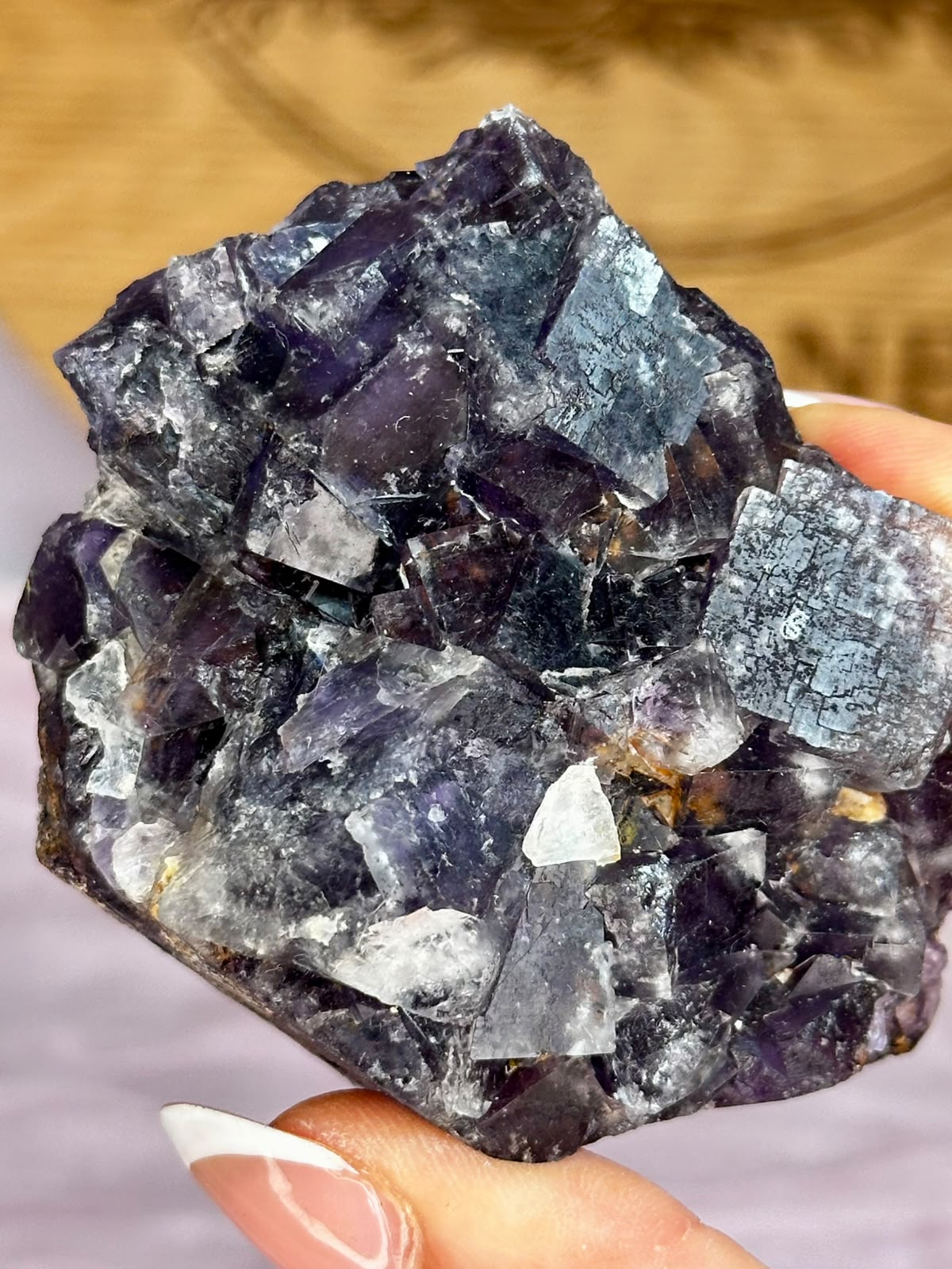 Okorusu Purple Fluorite Cluster