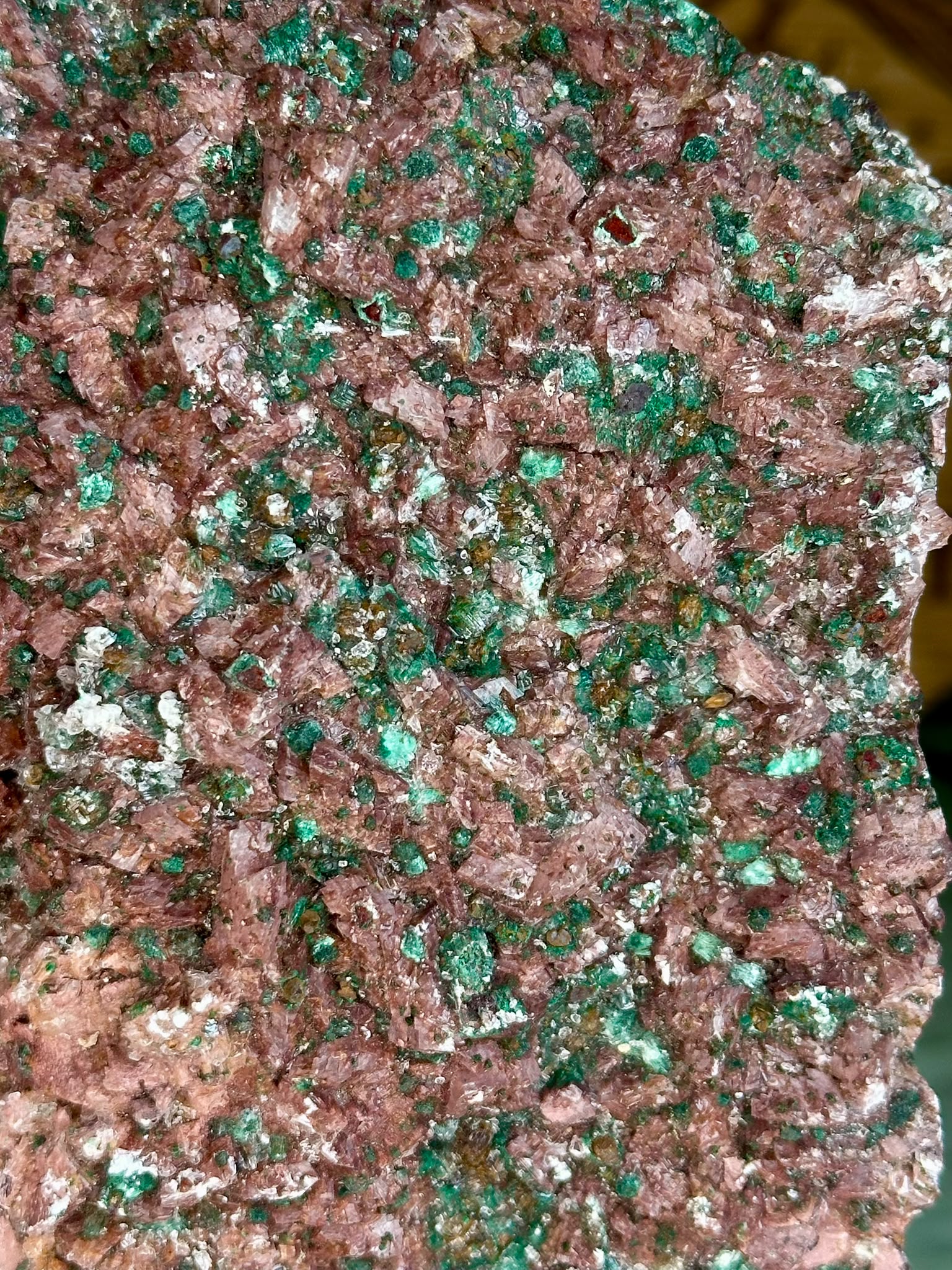 XL Malachite on Manganoan Dolomite