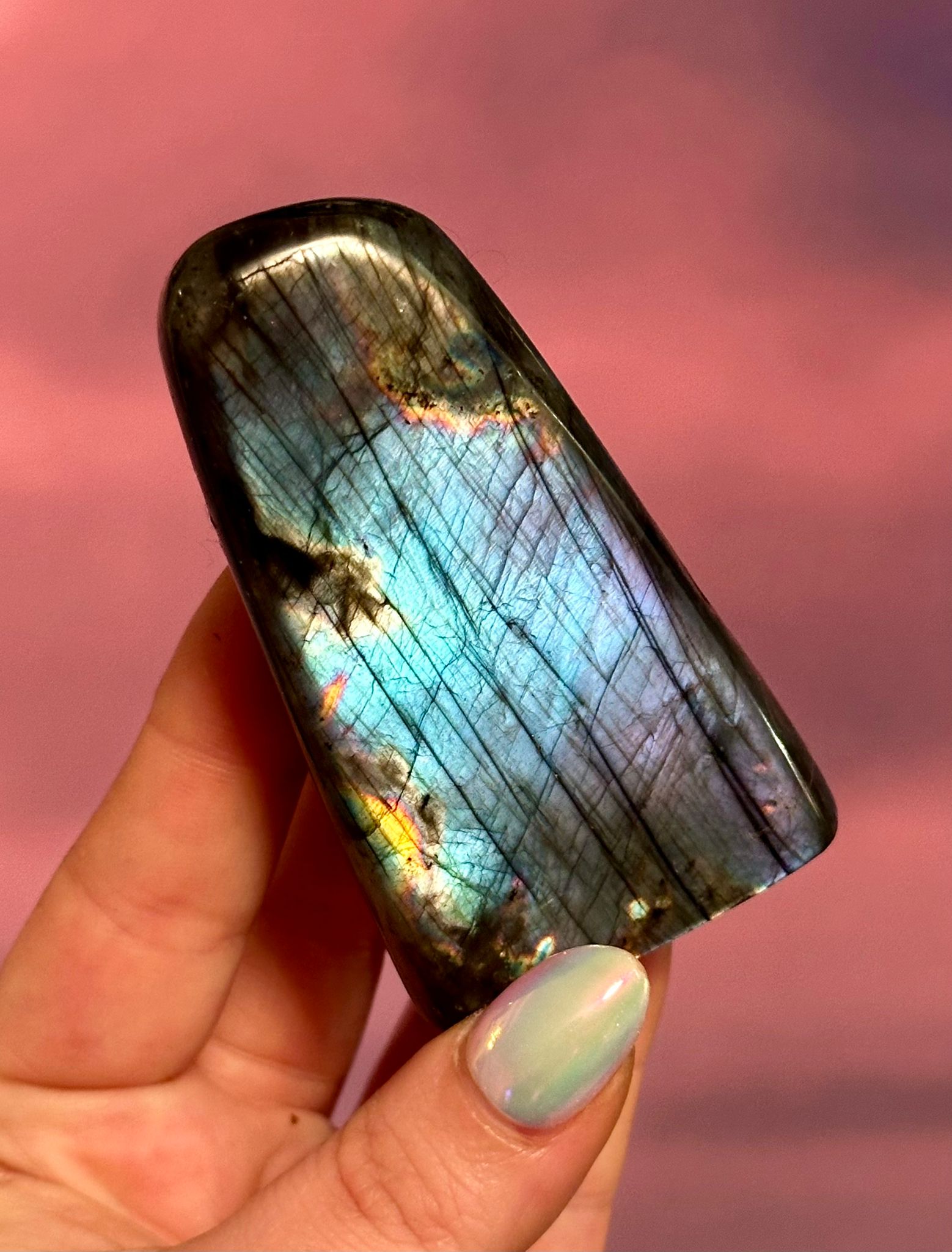 Veil of Aurora Labradorite — Calithrae