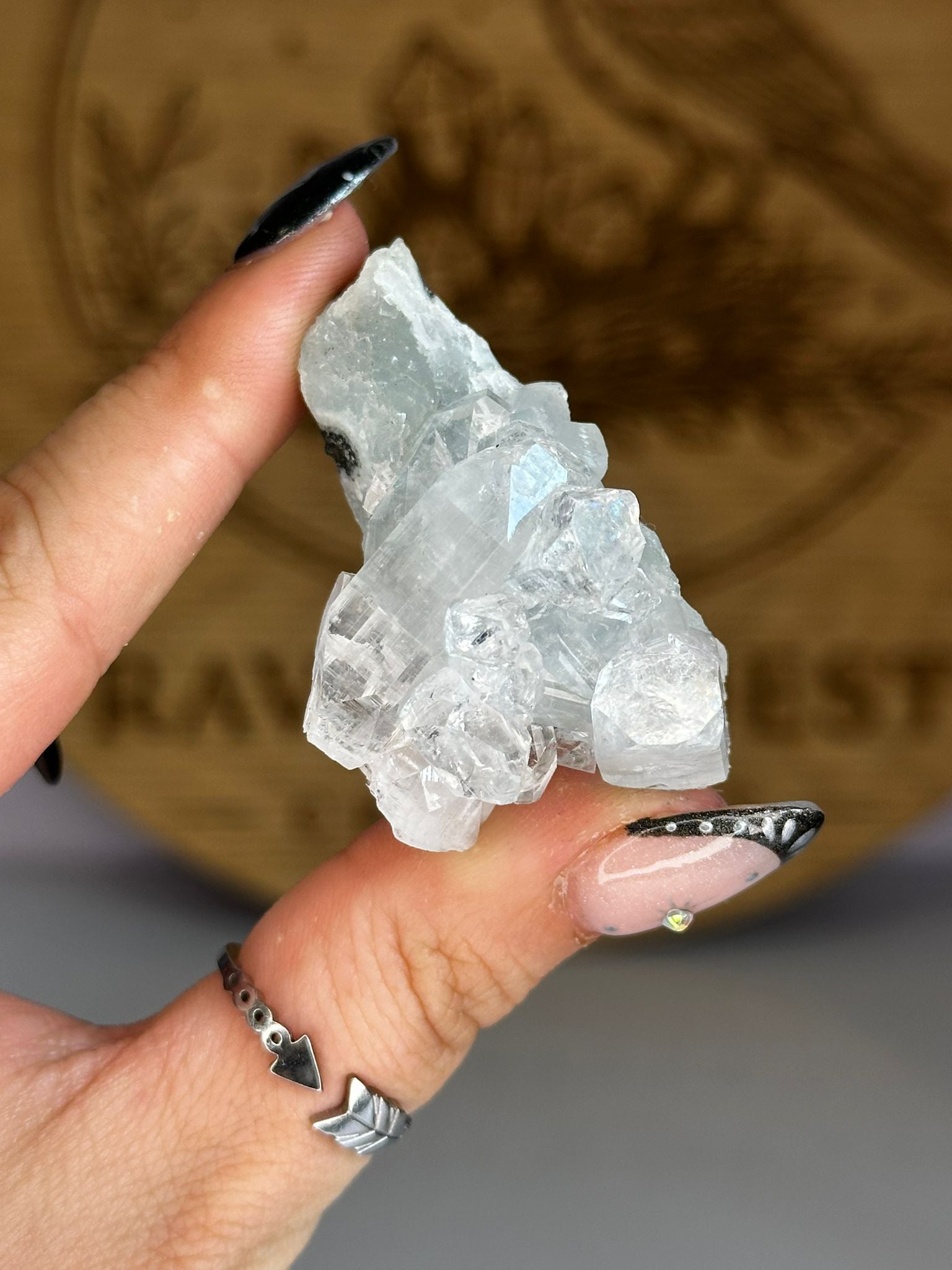 Diamond Apophyllite Cluster