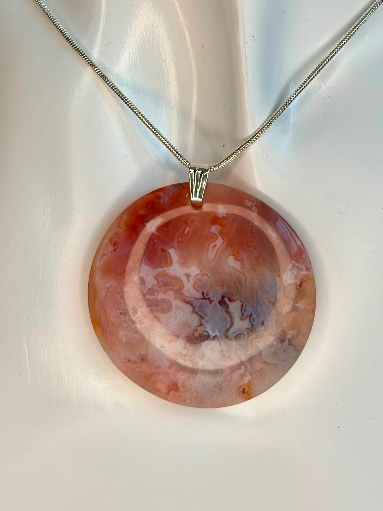 Indonesian Pink Carnelian Pendants-Choose Your Own