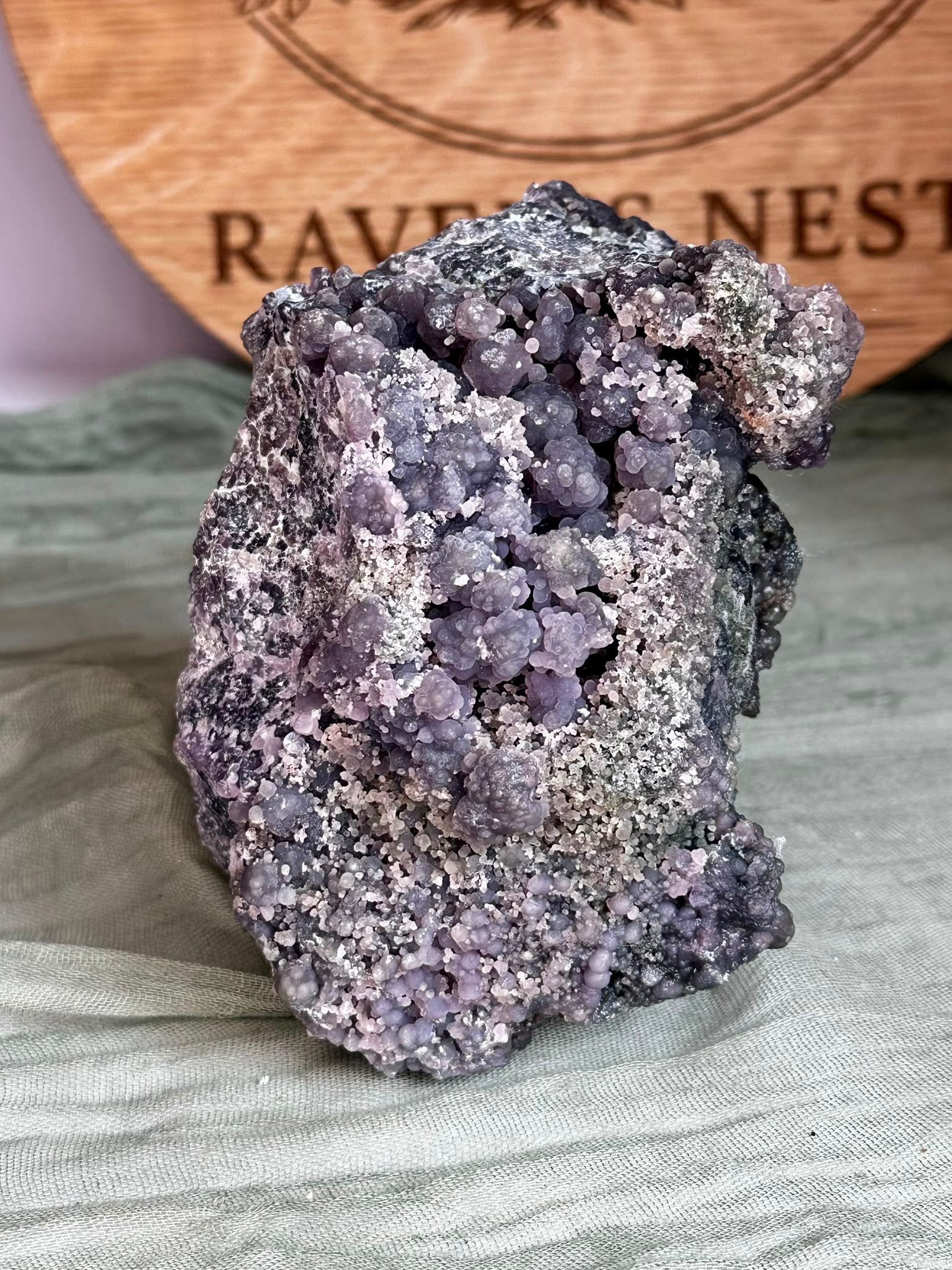 XL Bi-Colour Grape Agate Cluster