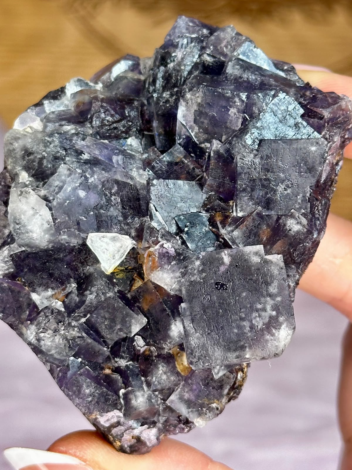 Okorusu Purple Fluorite Cluster