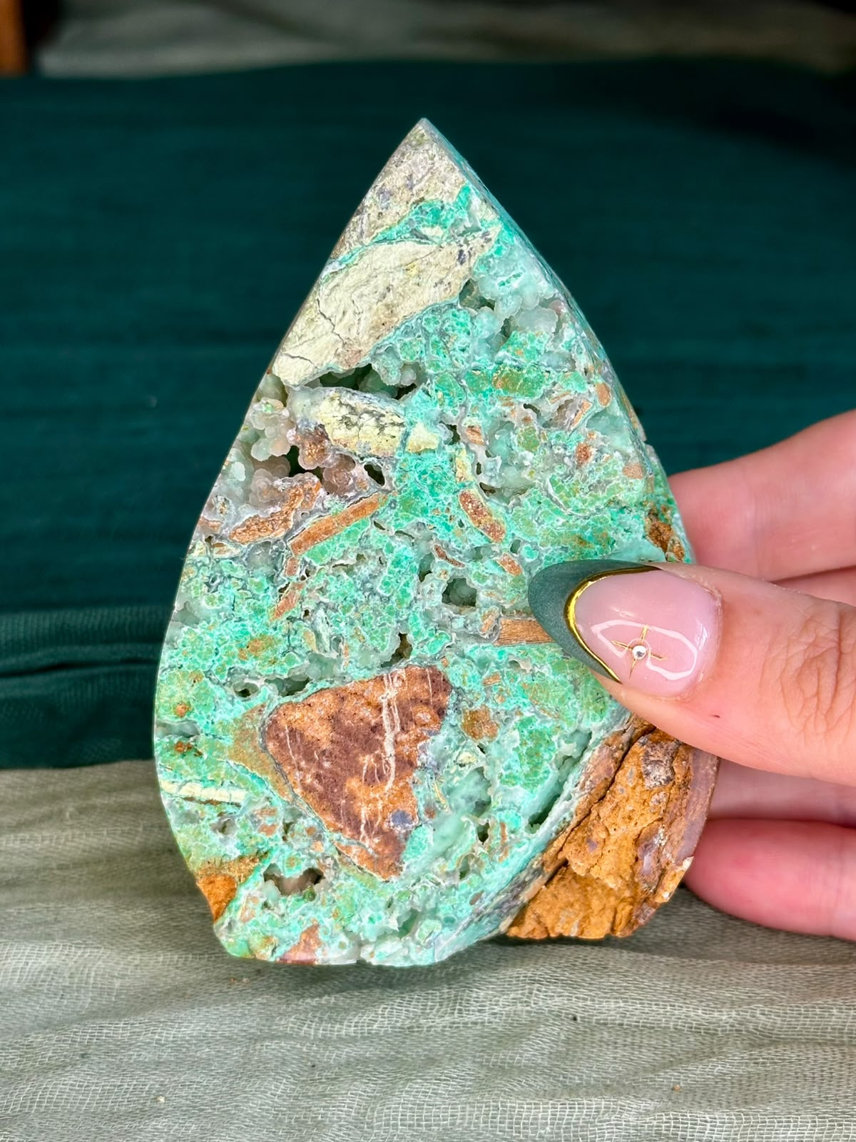 Smithsonite Druzy Freeform