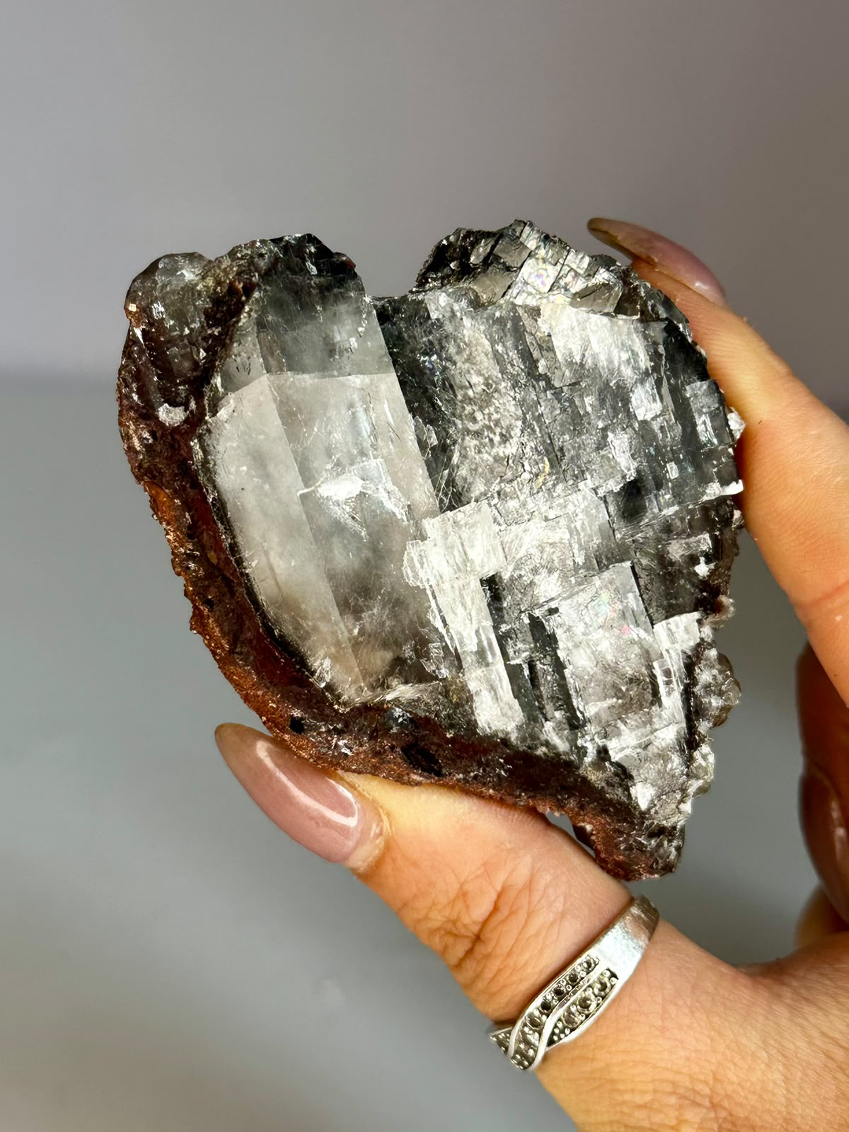 Chocolate Calcite Cluster