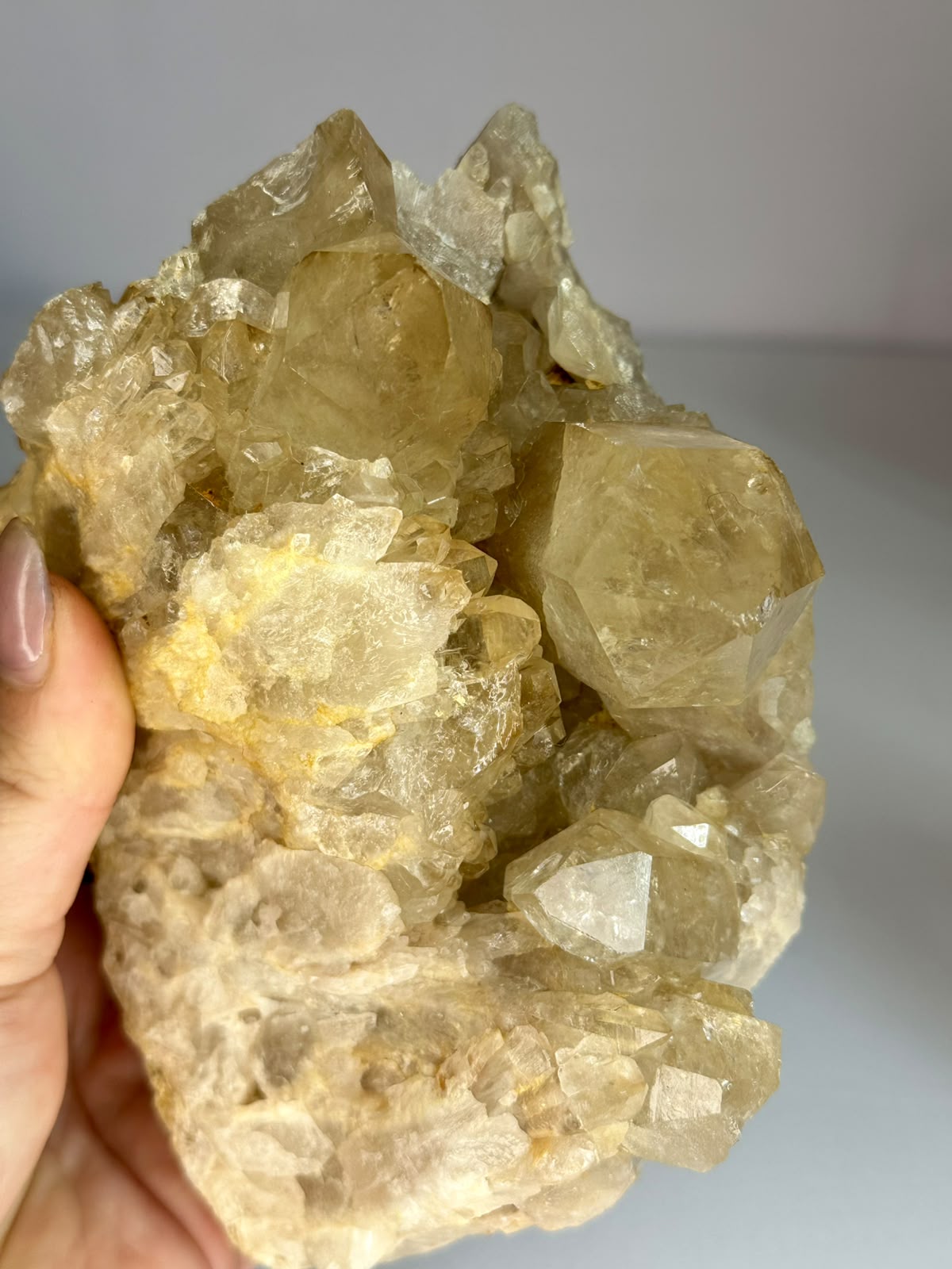 XL Kundalini Citrine Cluster