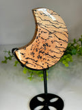 Pink Picture Jasper Moon on Stand