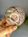 Large Pink Picture Jasper Sphere