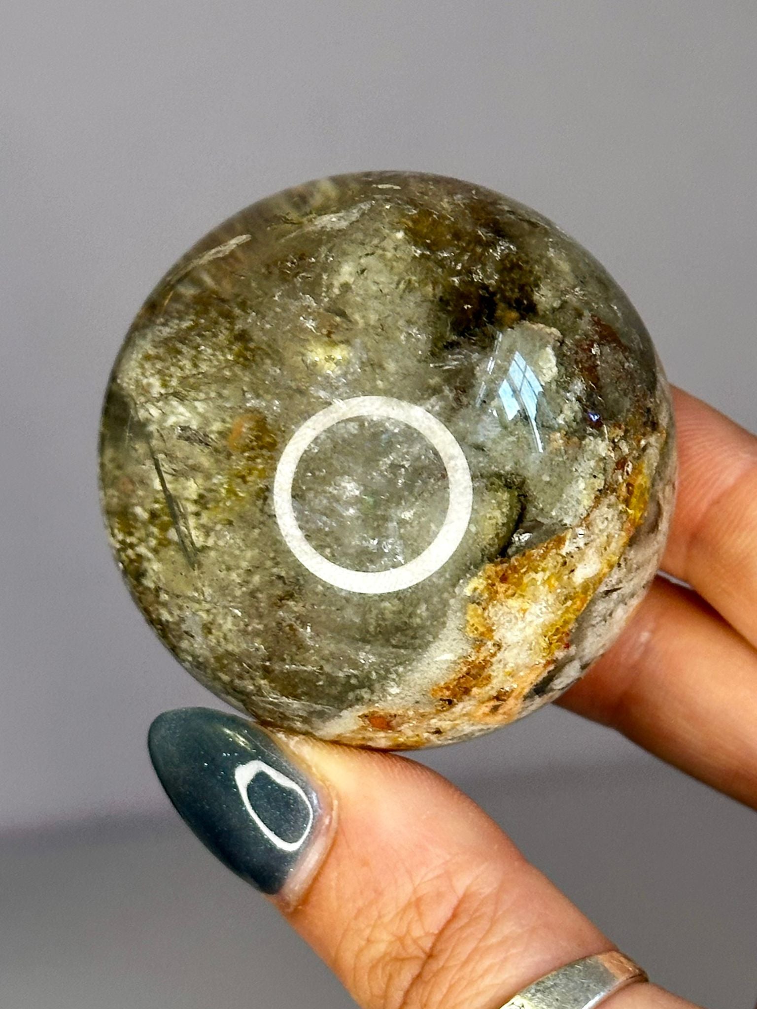 Exceptional White Garden Quartz Sphere