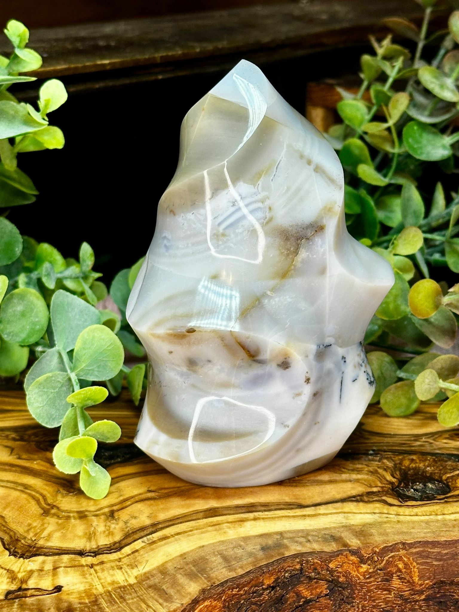 Dendritic Agate Flame