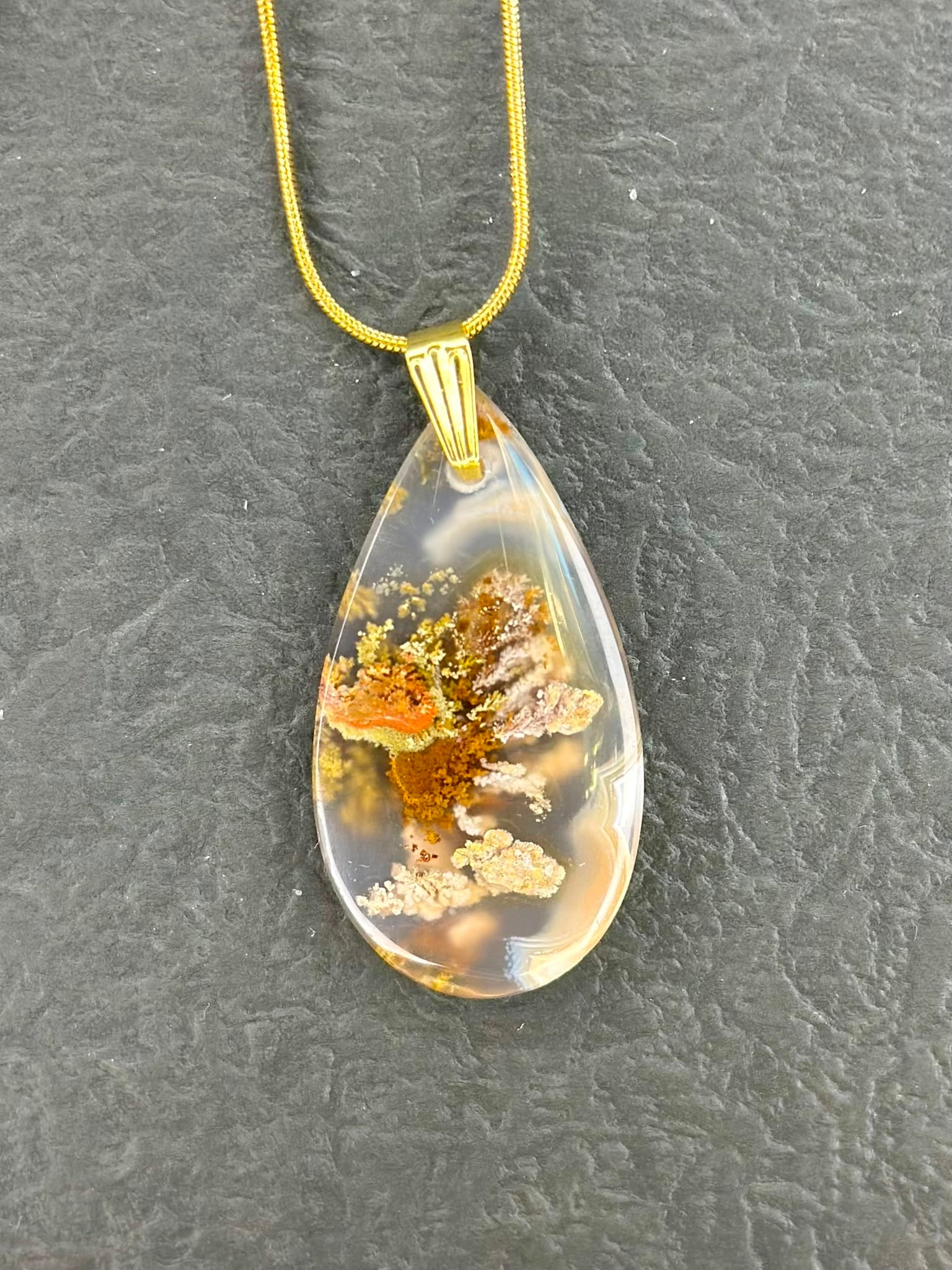 Indonesian Scenic Moss Agate Pendants- Choose Your Own