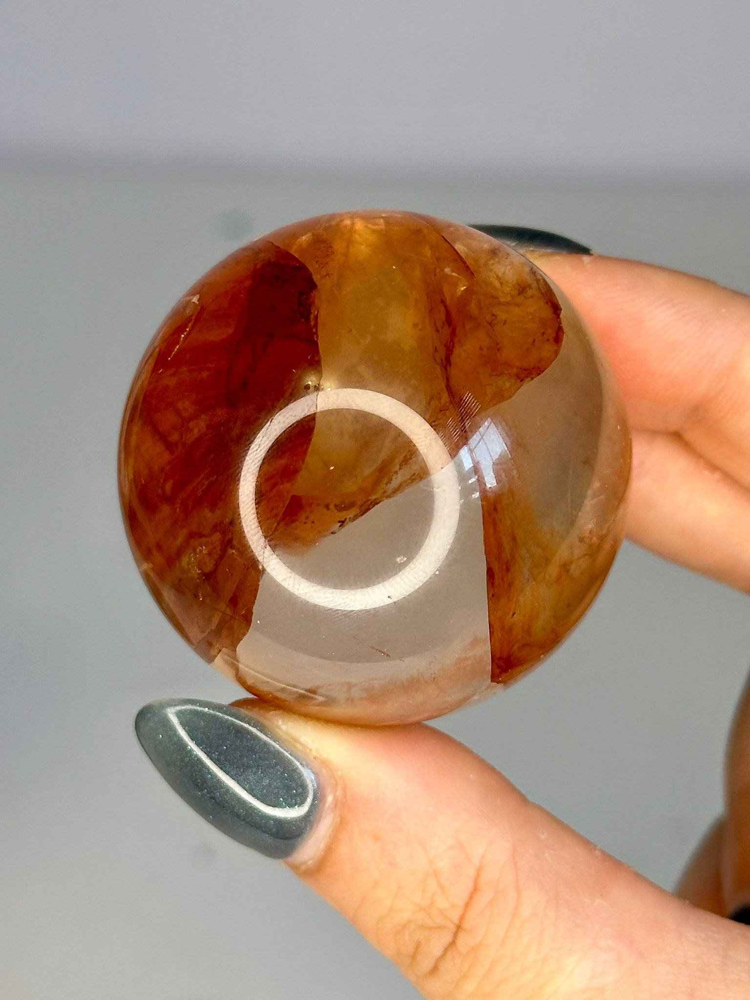 High Quality Fire Quartz Sphere #1