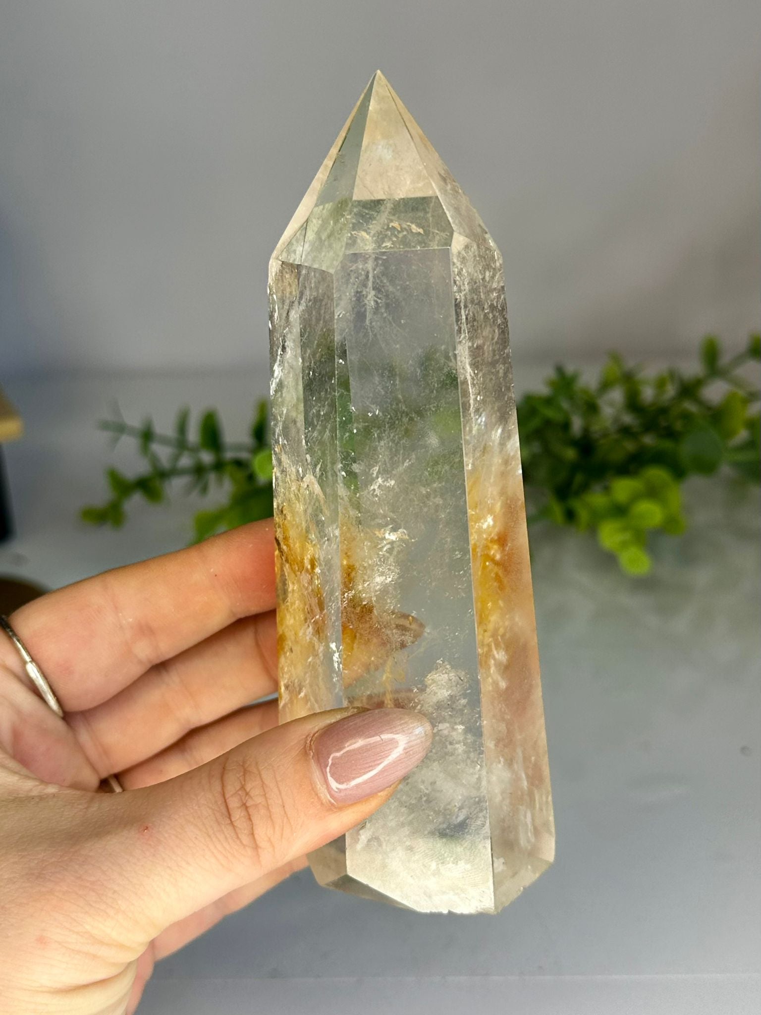 Golden Healer Quartz Tower
