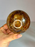 Large Golden Healer Fire Quartz Sphere