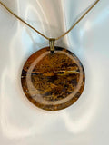 Indonesian Amber Moss Agate Pendants- Choose Your Own