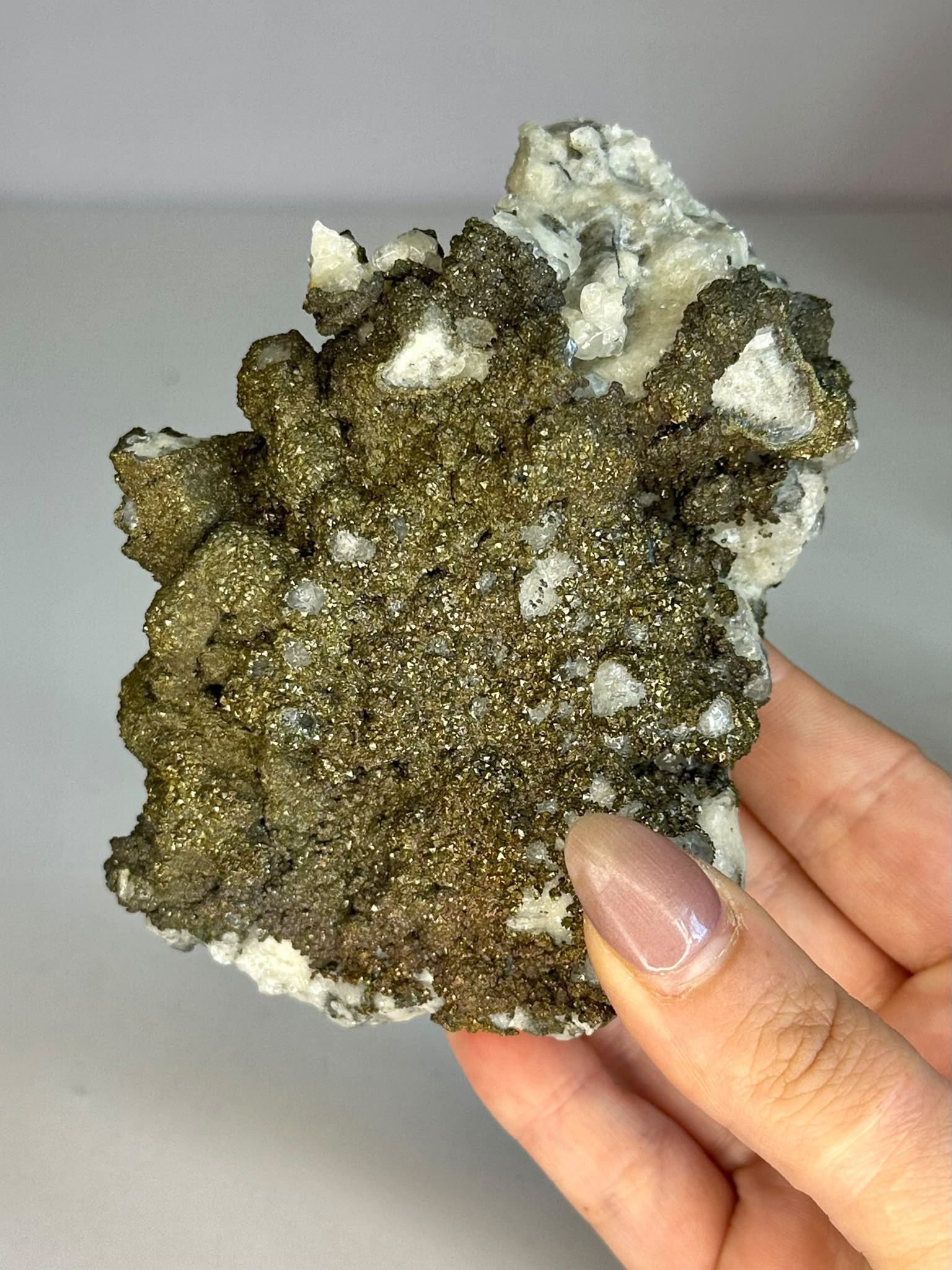Rainbow Chalcopyrite on Matrix Cluster