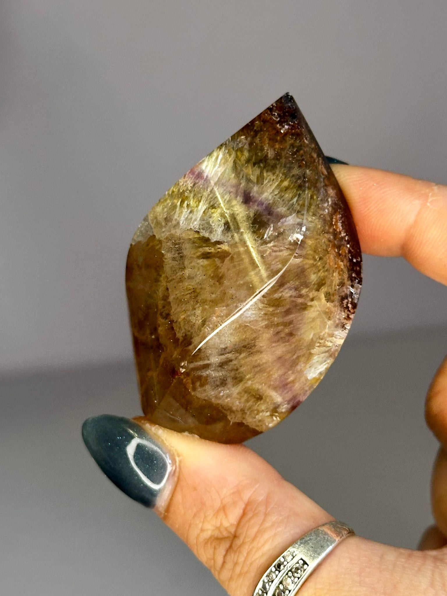 Auralite 23 with Fluorite Freeform
