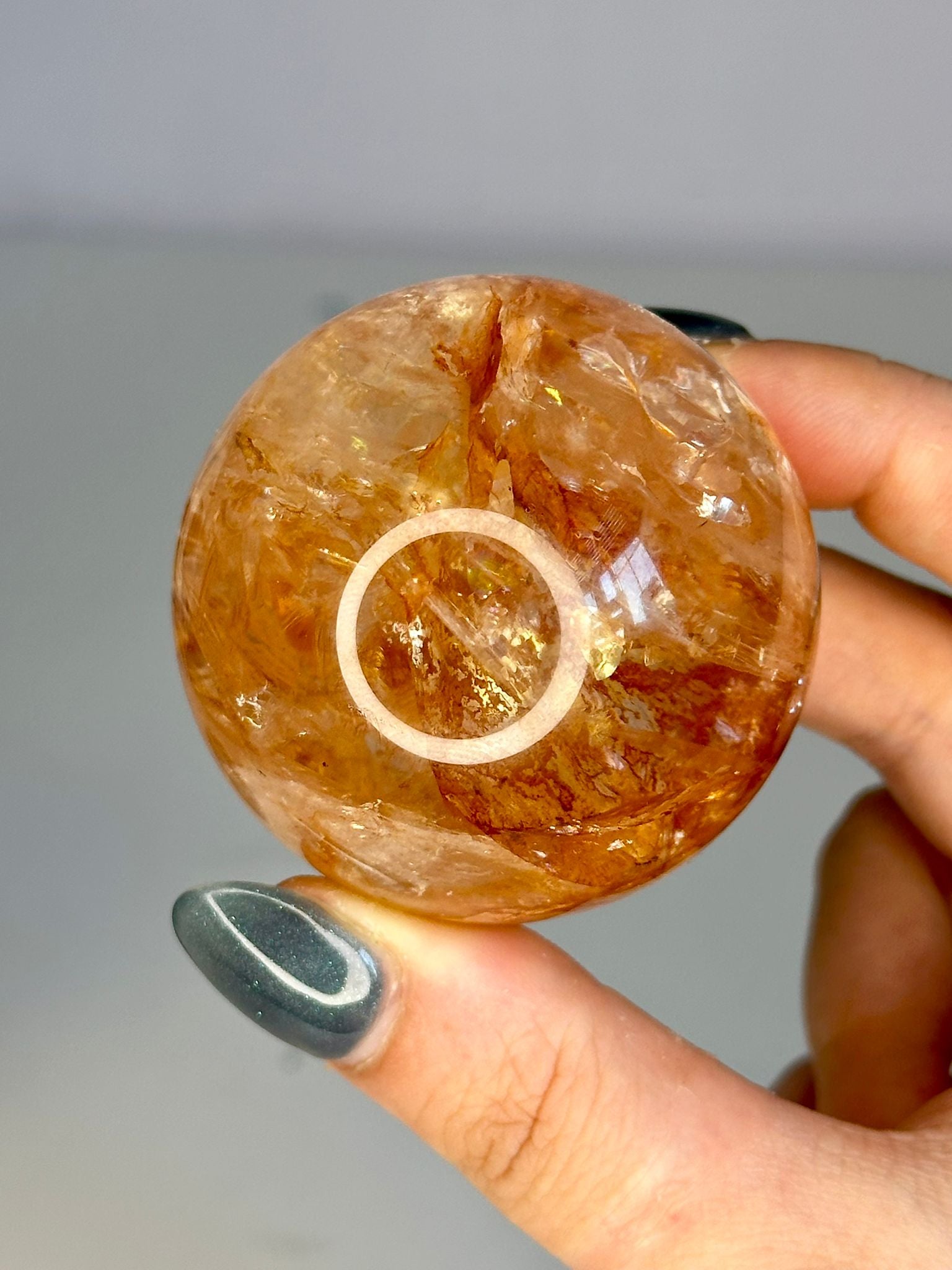 High Quality Fire Quartz Sphere #2