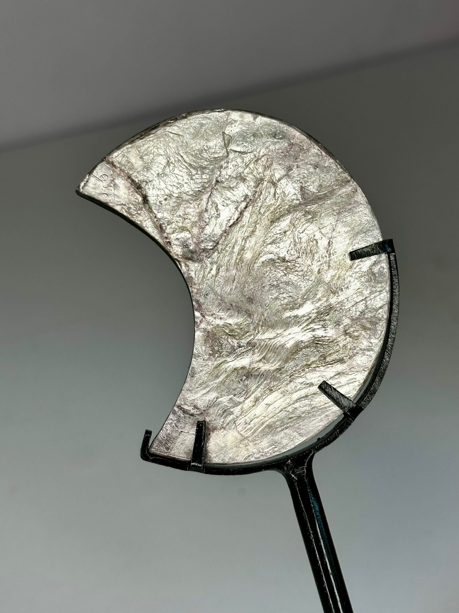 Purple Mica Moon on Stand