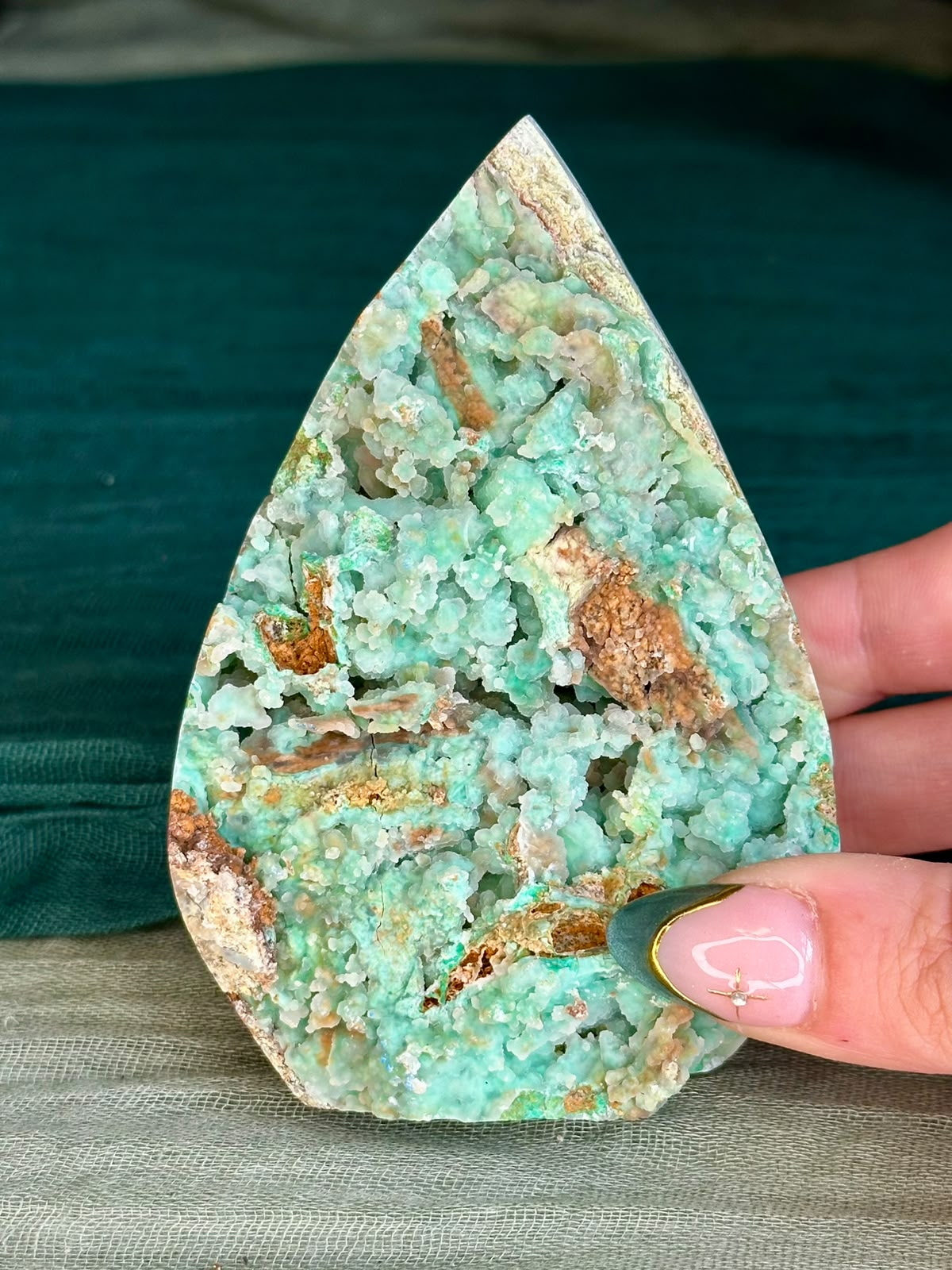 Smithsonite Druzy Freeform