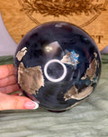 XL Volcano Agate Sphere – UV Reactive