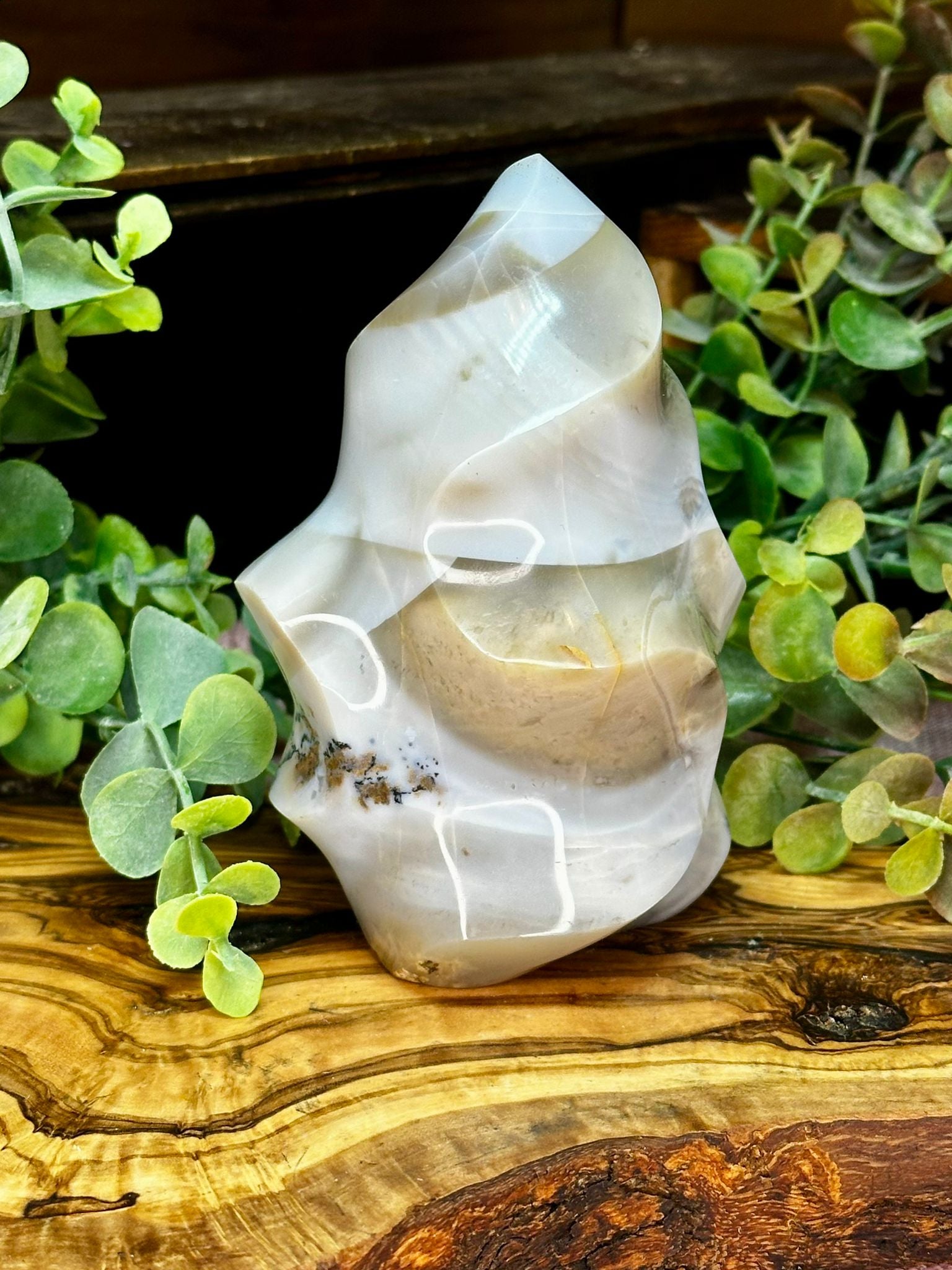 Dendritic Agate Flame