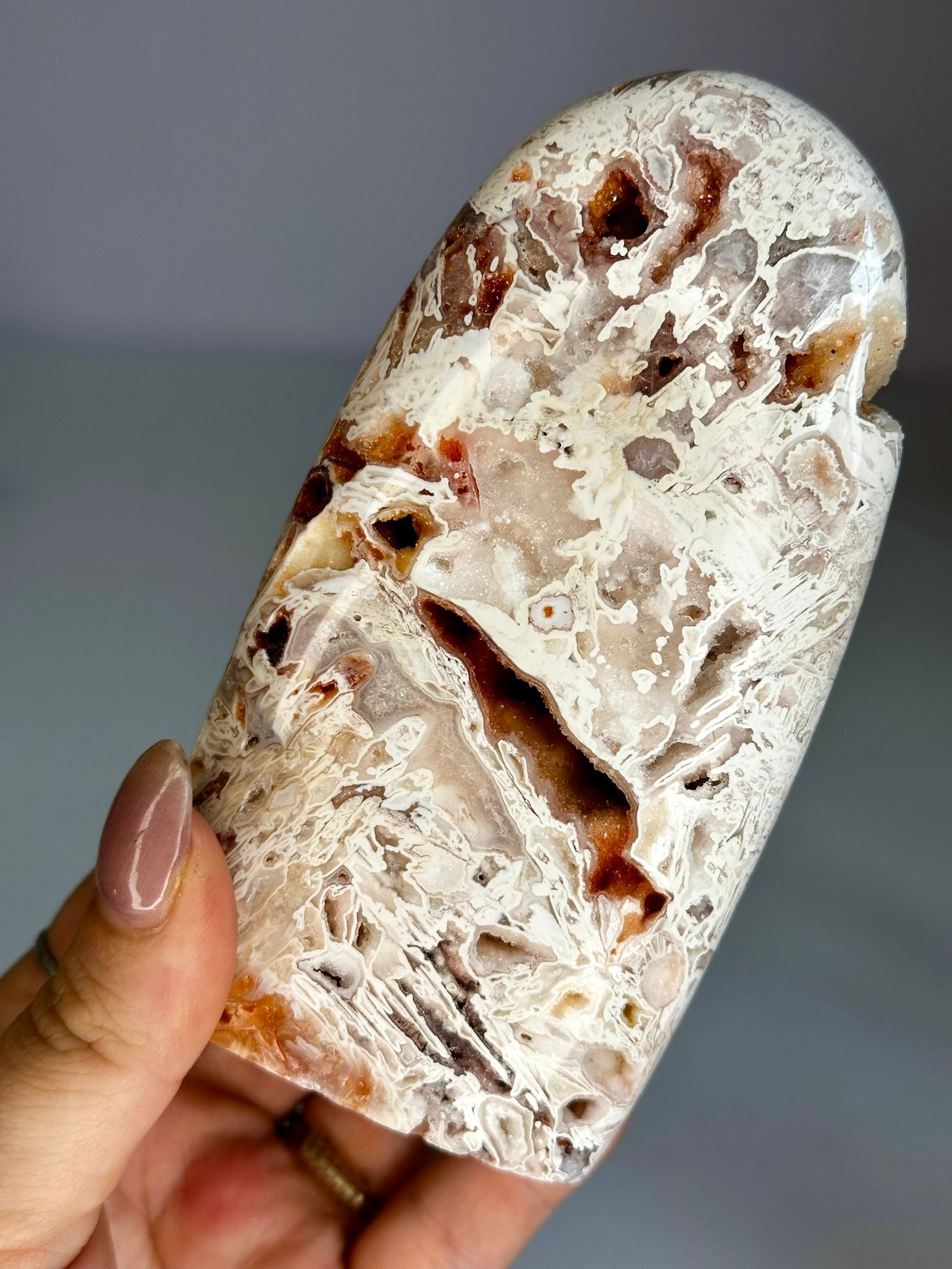 Druzy Mexican Lace Agate Freeform #2