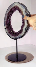 Exceptional Brazilian Amethyst Portal with Calcite