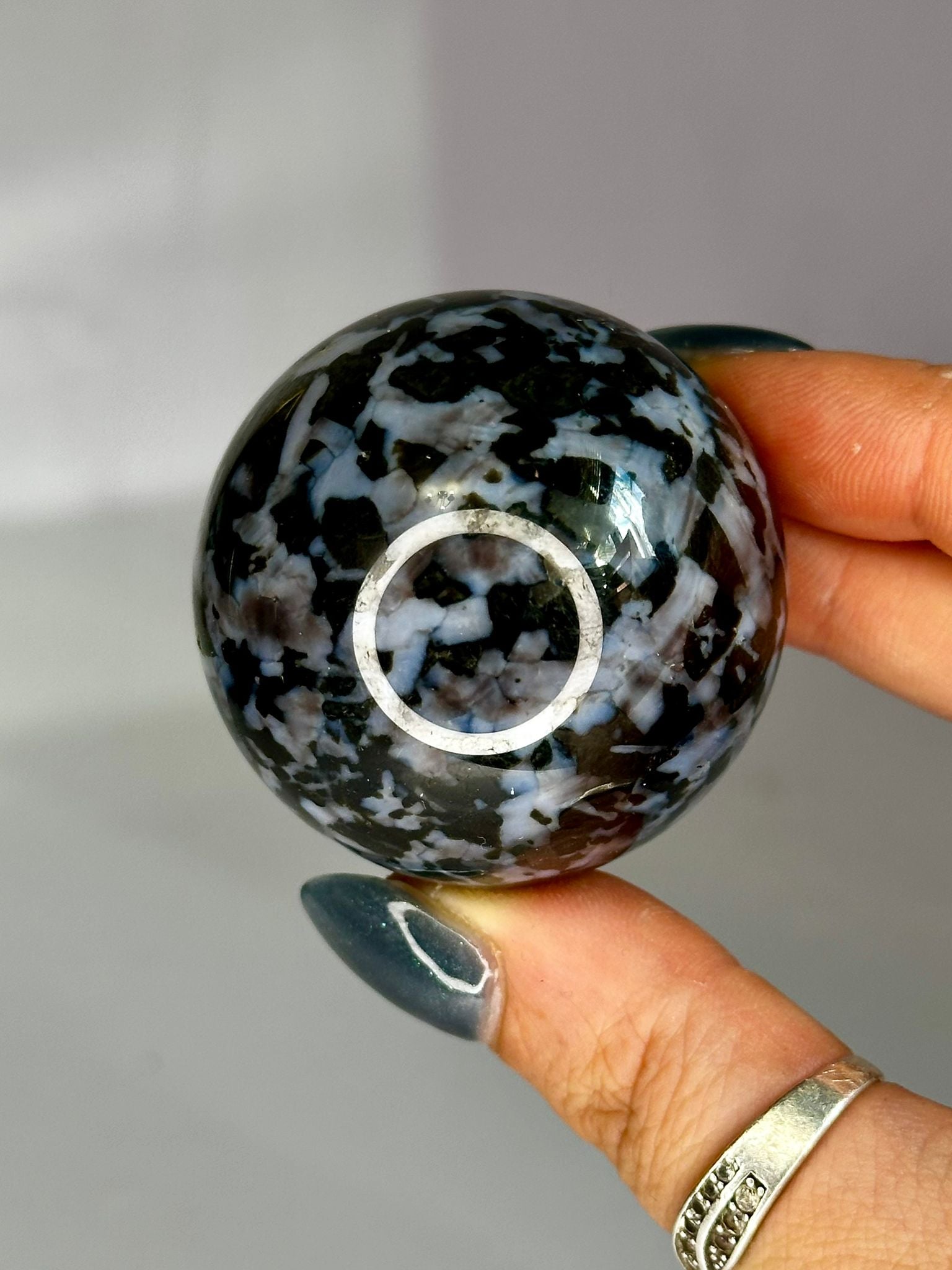 Indigo Gabbro Sphere (Mystic Merlinite)