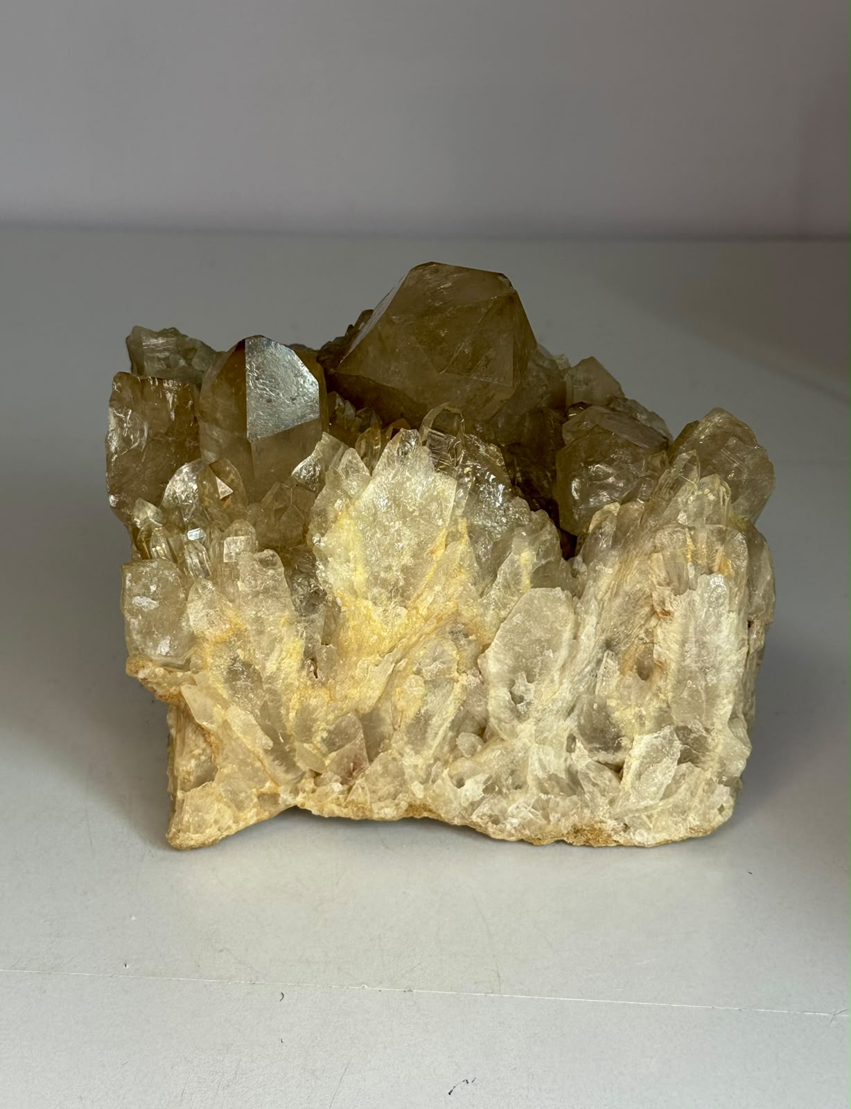XL Kundalini Citrine Cluster