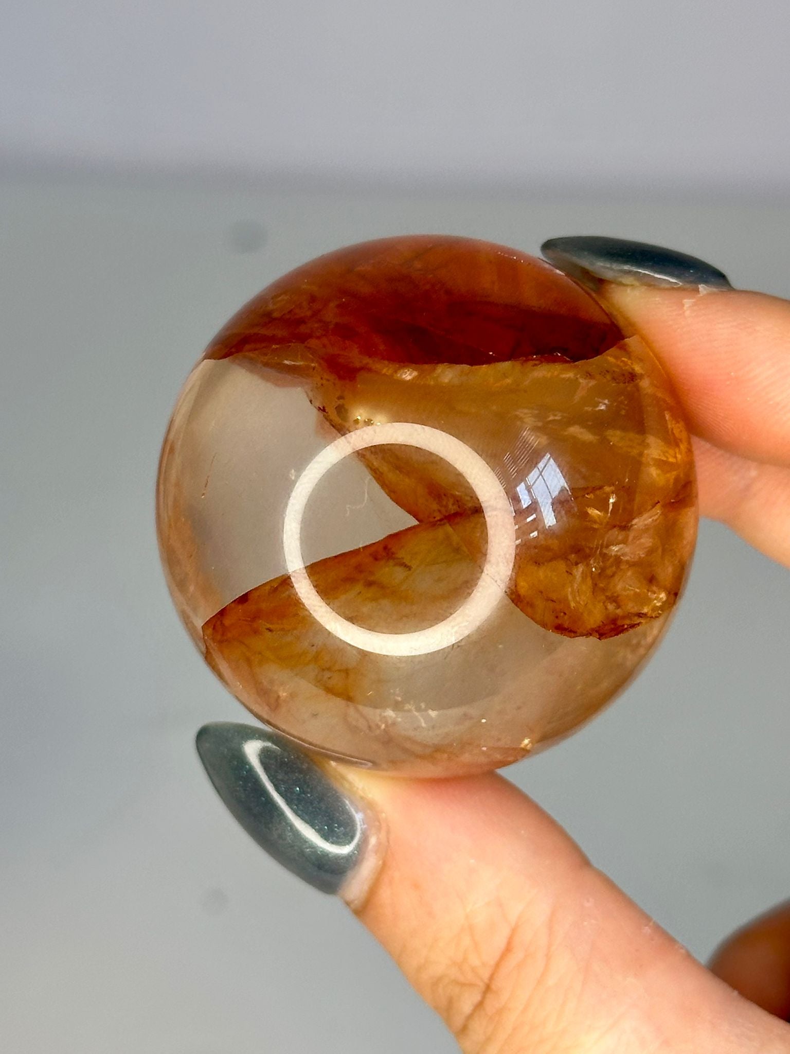 High Quality Fire Quartz Sphere #1