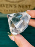 Faceted Clear Quartz Diamond