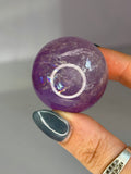 Rainbow Flash Amethyst Sphere