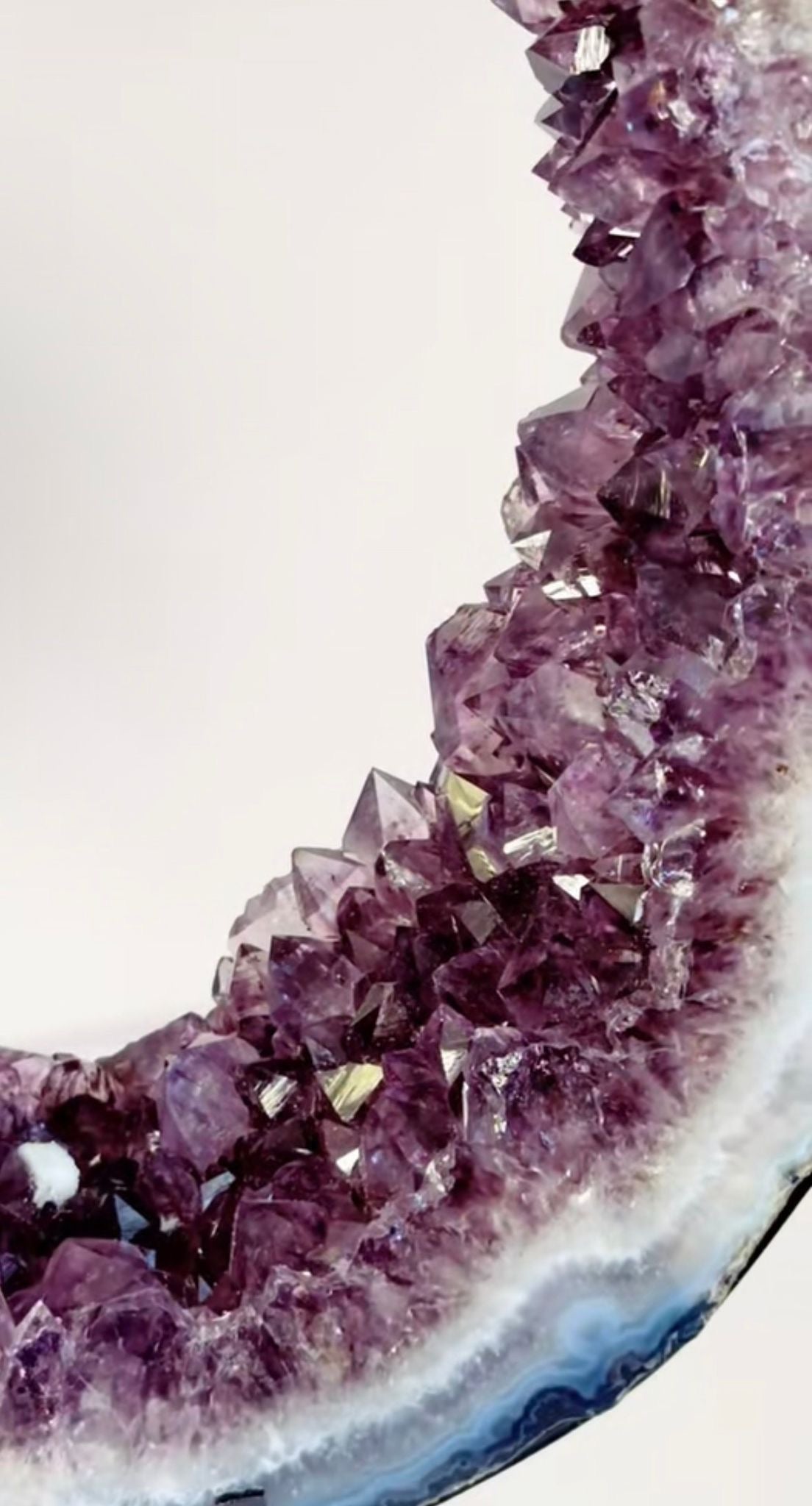 Exceptional Brazilian Amethyst Portal with Calcite
