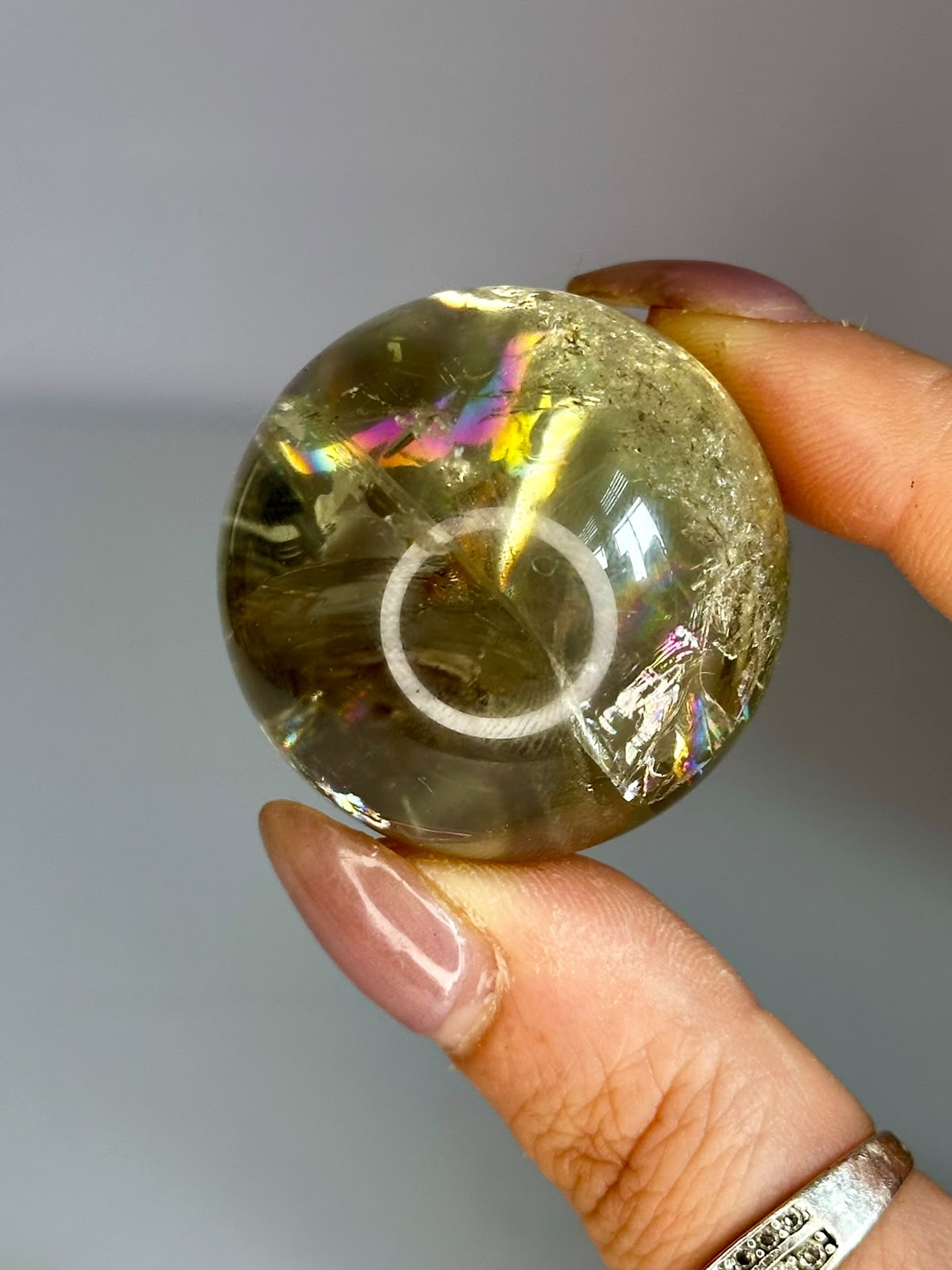 Rainbow Citrine Sphere