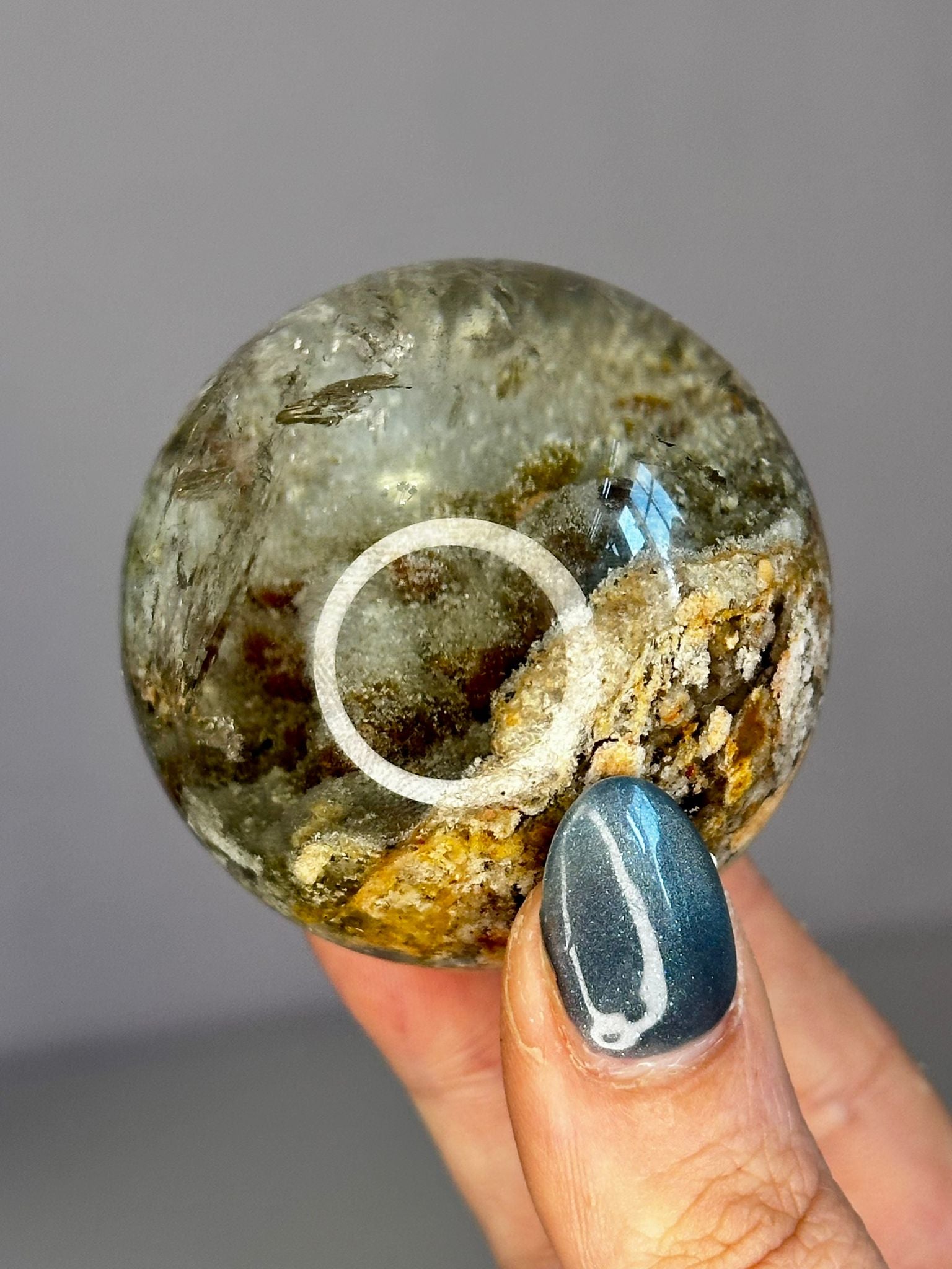 Exceptional White Garden Quartz Sphere