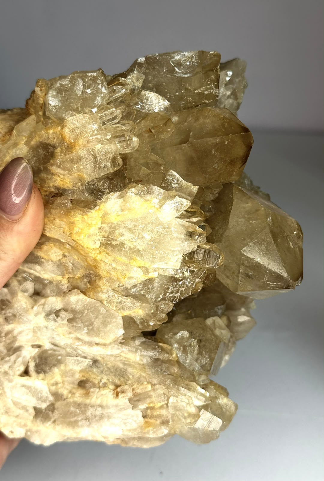 XL Kundalini Citrine Cluster
