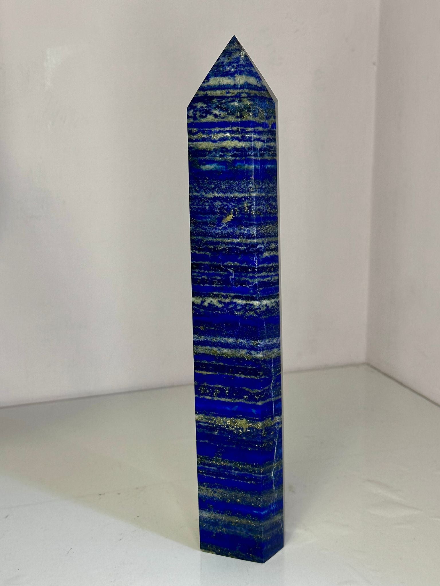 XL Lapis Lazuli & Pyrite Tower