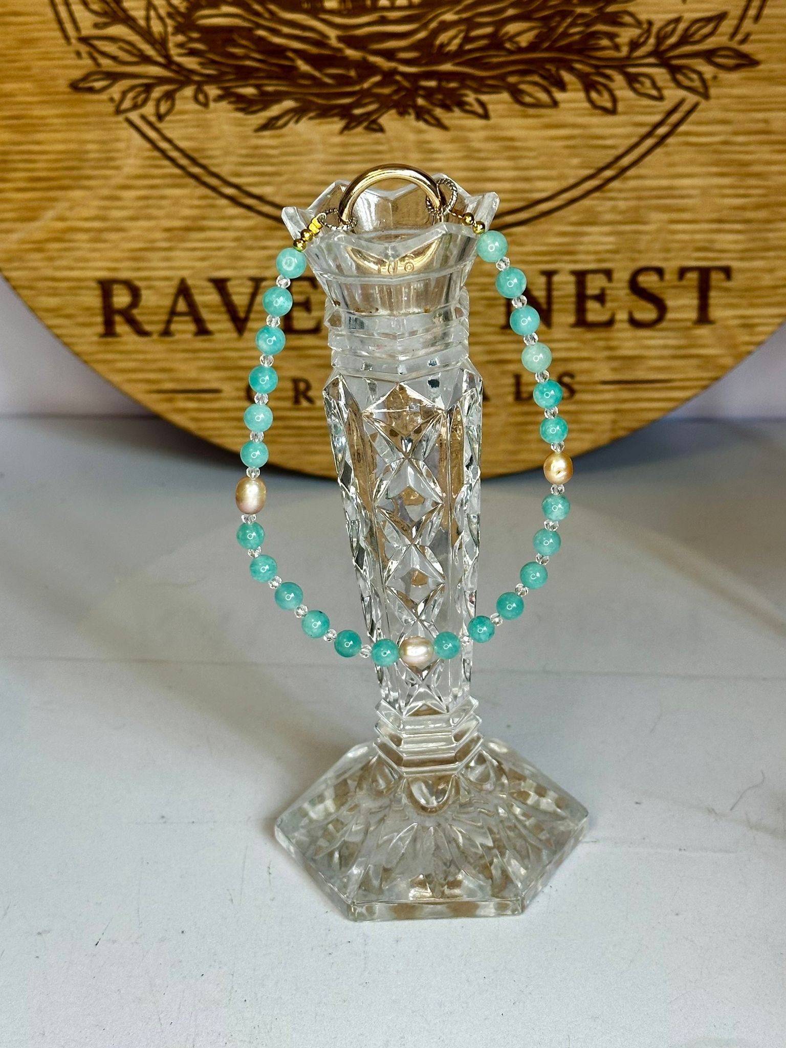Crystal Chip Bead Phone, Bag & Key Charm