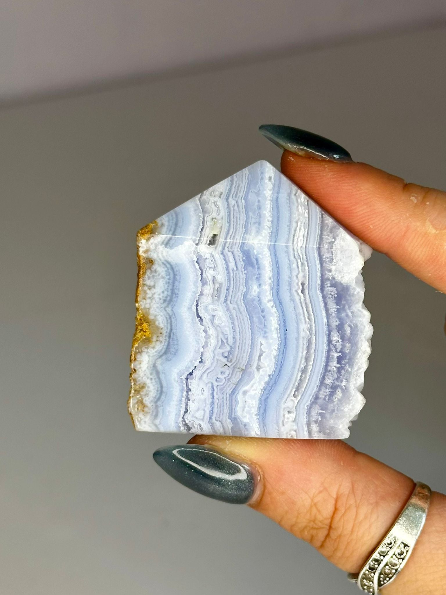 Blue Lace Agate Tower #2