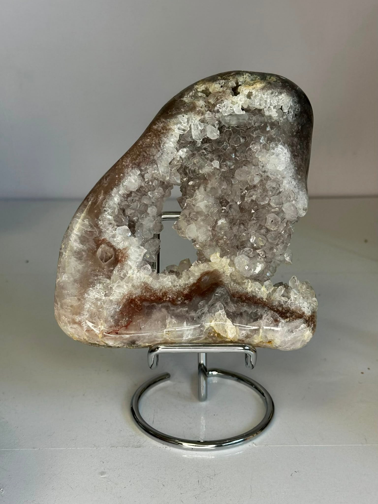 Large Pink Amethyst Druzy Freeform