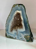 XL Blue Agate & Amethyst Cave